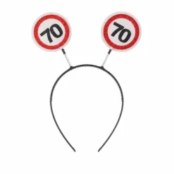 Diadeem 70 jaar rood/wit