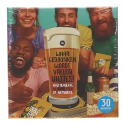 Drankspel waar gedronken wordt vallen viltjes