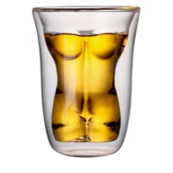 Dubbelwandig glas Vrouw (150ml)