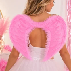 Engelenvleugels veren roze