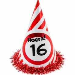 Feesthoed Hoera 16