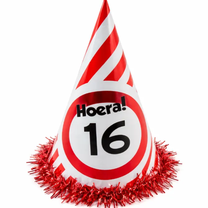 Feesthoed Hoera 16