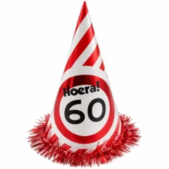 Feesthoed Hoera 60