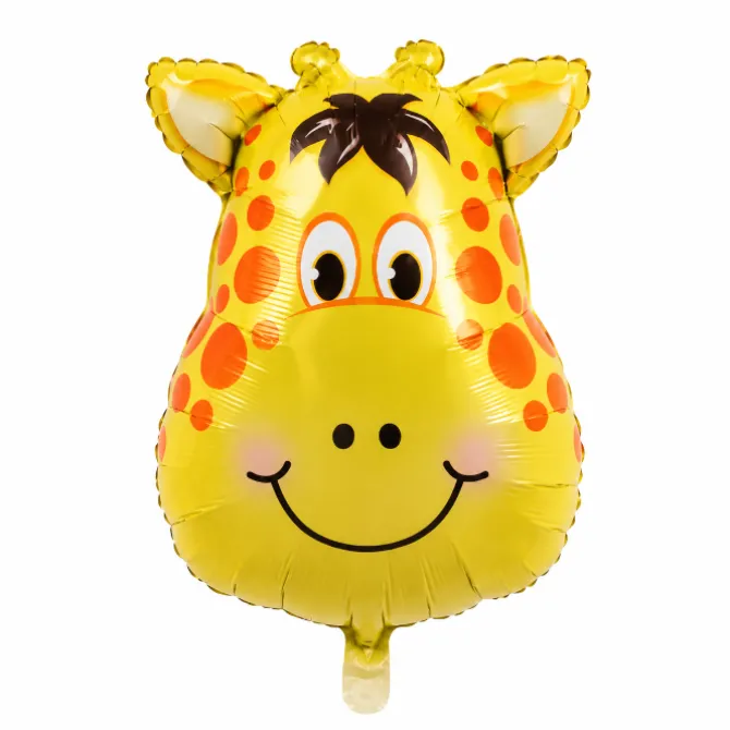 Folieballon dier giraf 45x32cm