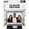 Folieballon frame zilver