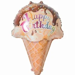 Folieballon Happy birthday ijsje 70 cm