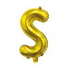 Folieballon Letter S Goud