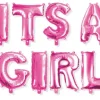 Folieballonnen slinger It's a Girl