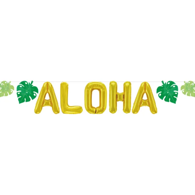 Folieballon slinger aloha - 2,5 m