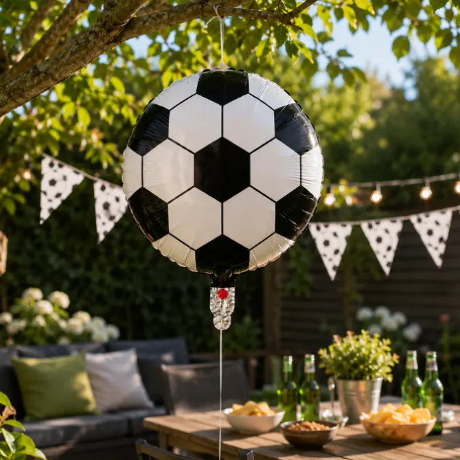 Folieballon voetbal - 70 cm