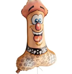 Folieballon Willy meerkleurig - 82 cm