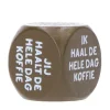 Fun dobbelstenen Koffie