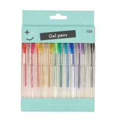 Gelpennen glitter 12 stuks