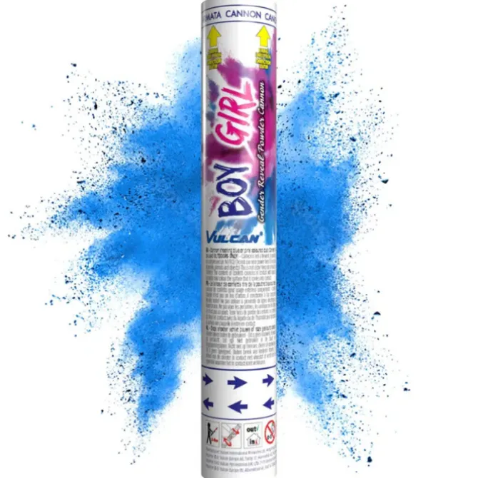 Gender reveal poeder shooter - Boy