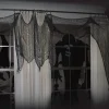 Griezelstof Halloween zwart 70 x 290cm