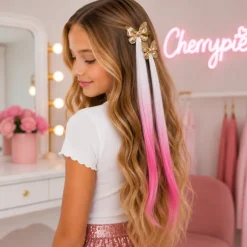 Haarextensions met vlinder gradient 2 stuks