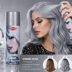 Haarspray zilver 125ml