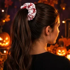 Halloween haarscrunchie bloed