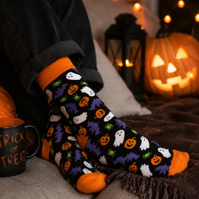 Halloween sokken kleur Maat 36-41