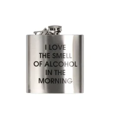 Heupfles I love the smell of alcohol in the morning