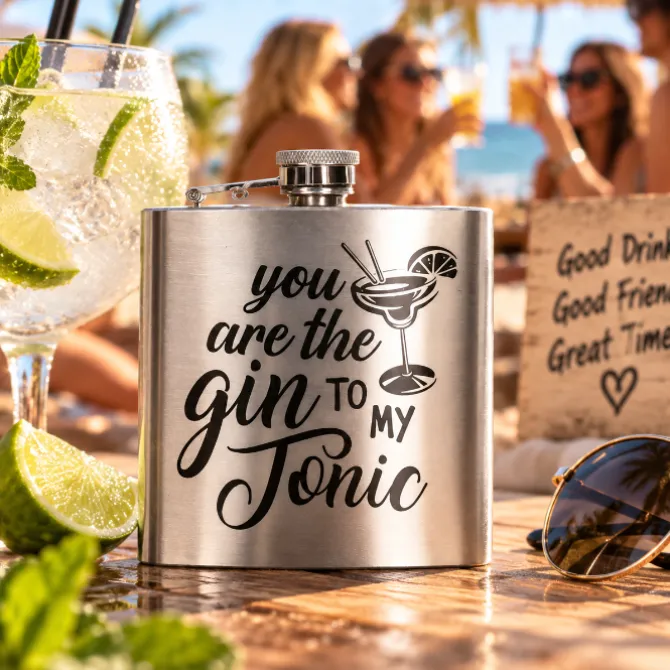 Heupfles You are the gin to my tonic