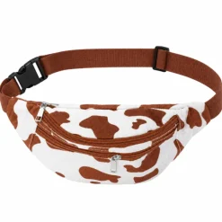 Heuptas koeienprint crossbody
