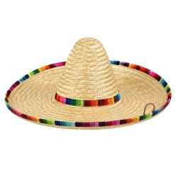 Hoed Mexicaanse sombrero meerkleurig