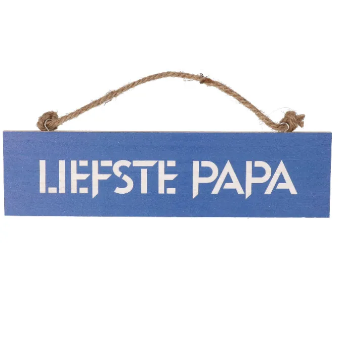 Houten bordje 'Liefste papa'