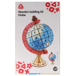 Houten Puzzel Wereldbol