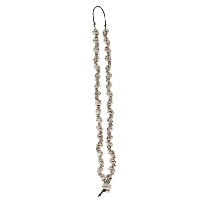 Ketting Halloween schedel wit