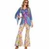 Kostuum dames hippie flower woman maat 36/38