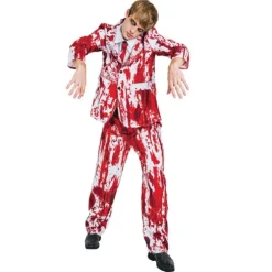Kostuum Halloween bloederig heren one size