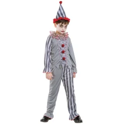Kostuum Halloween creepy clown jongen 6-8 years