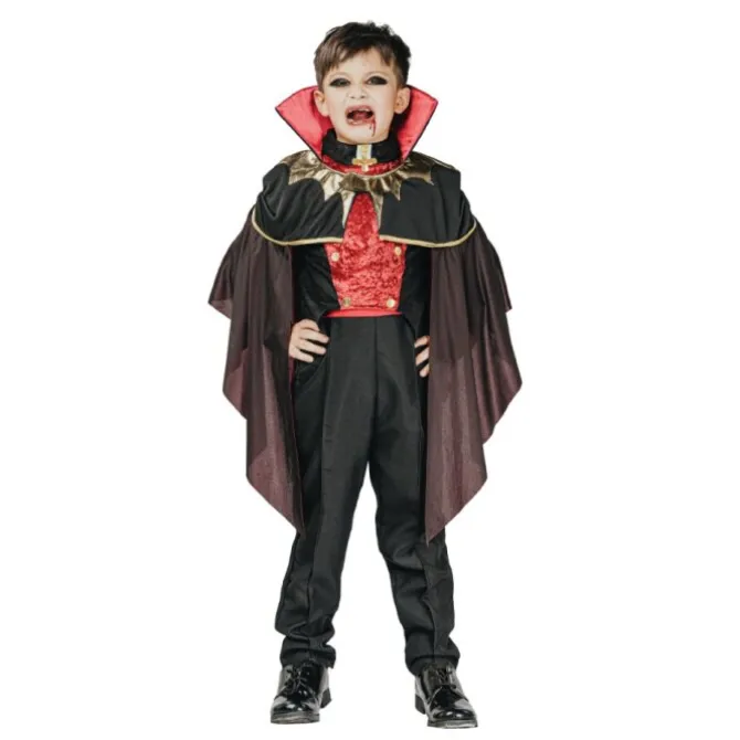 Kostuum Halloween vampier jongen 6-8 years