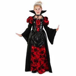 Kostuum meisjes vampier maat L/130-140cm