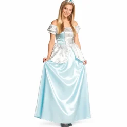 Kostuum prinses Maribel blauw/wit meisje maat 40/42