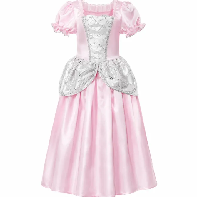 Kostuum prinses Rosabel roze/wit meisje 10-12 jaar