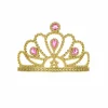 Kroon diamanten goud/roze