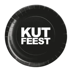 Kut feest bordjes groot 8 stuks