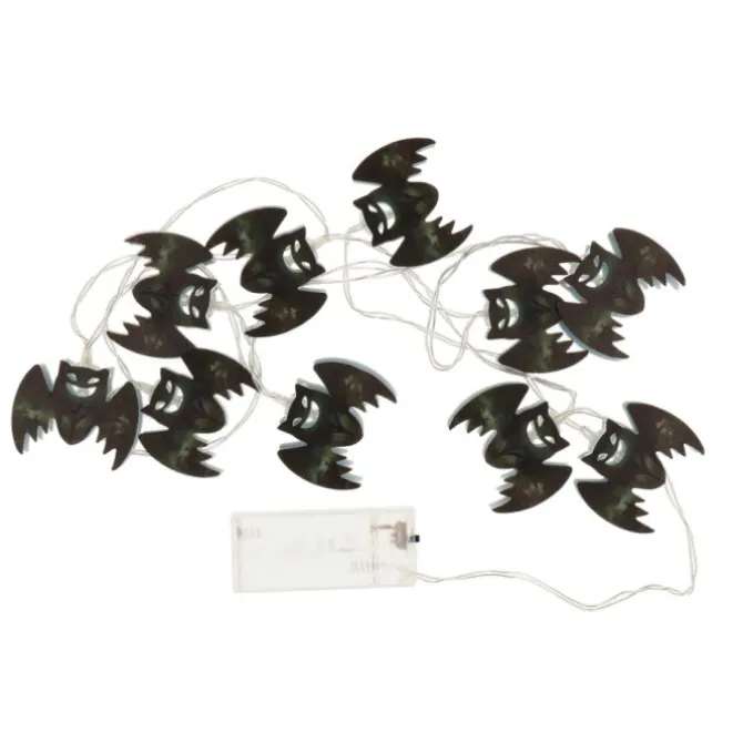 LED-licht slinger Halloween vleermuis 150cm