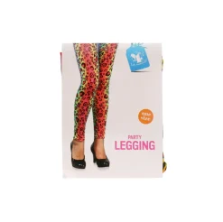 Legging regenboog panterprint - one size