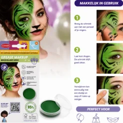 Make-up groen oliebasis 14 gram