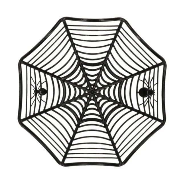 Mandje spinnenweb zwart