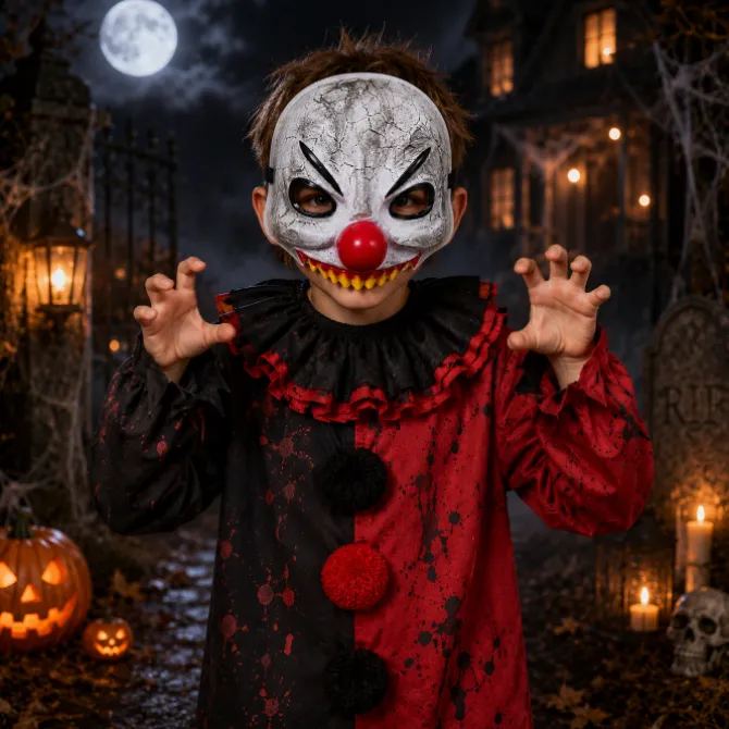 Masker Clown - kind
