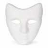Masker vlindervorm wit gezichtsbedekkend