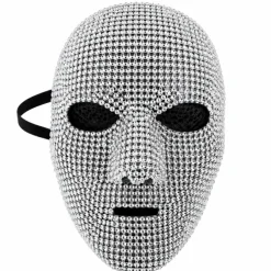 Masker Zilver diamant