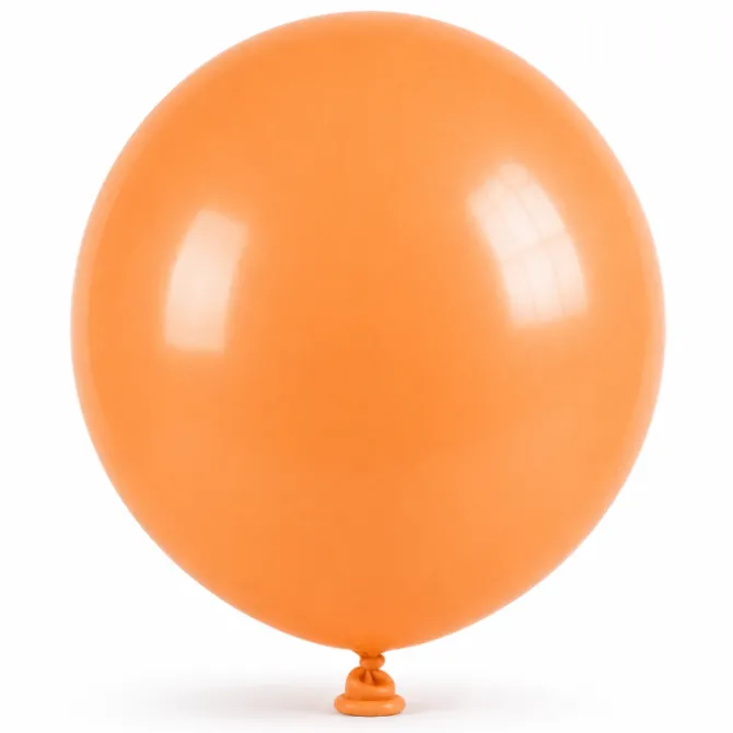 Mega Ballon Pastel - Oranje - 60cm - 1 stuk