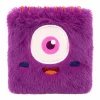 Monster Mini Pluizig Notitieboek Paars