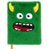 Monster Pluizig Notitieboek A5 Groen