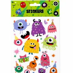 Monster Stickerset - 4 vellen